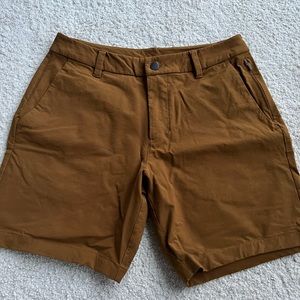 Lululemon commission shorts 7” brown 31